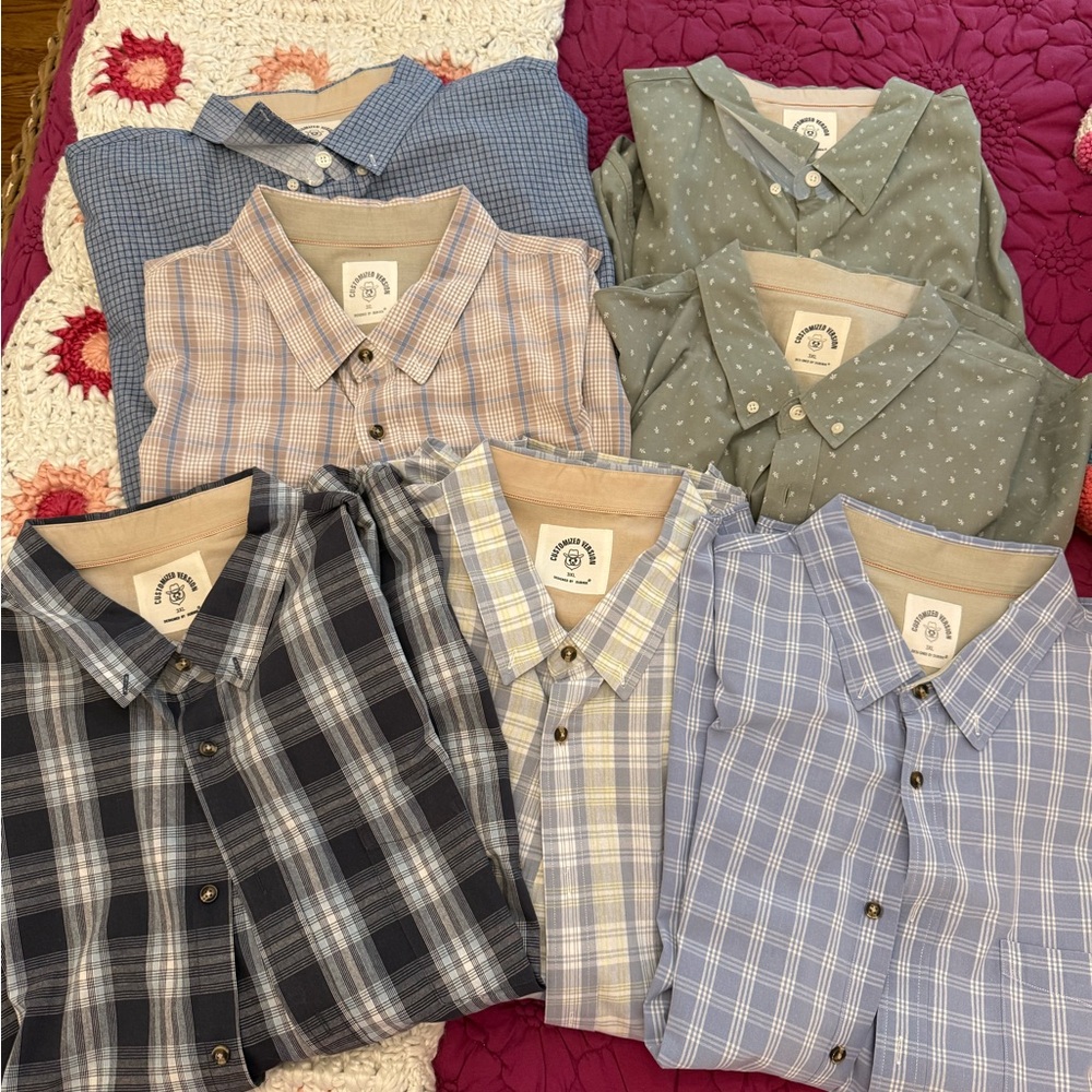 Todd Snyder Men's Casual Button Down Shirts - Blue, Green, Gray, Tan
